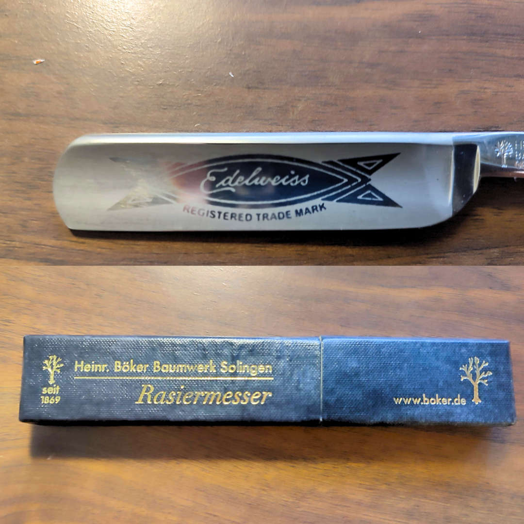 Edelweiss Solingen Straight Razor  - Immaculate Condition  R1500