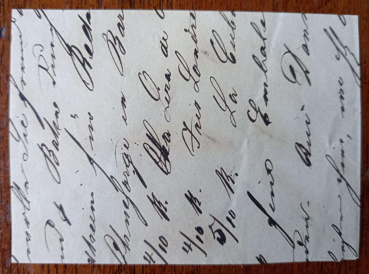 1855 Germany Hannover 1/30 Thaler used on piece