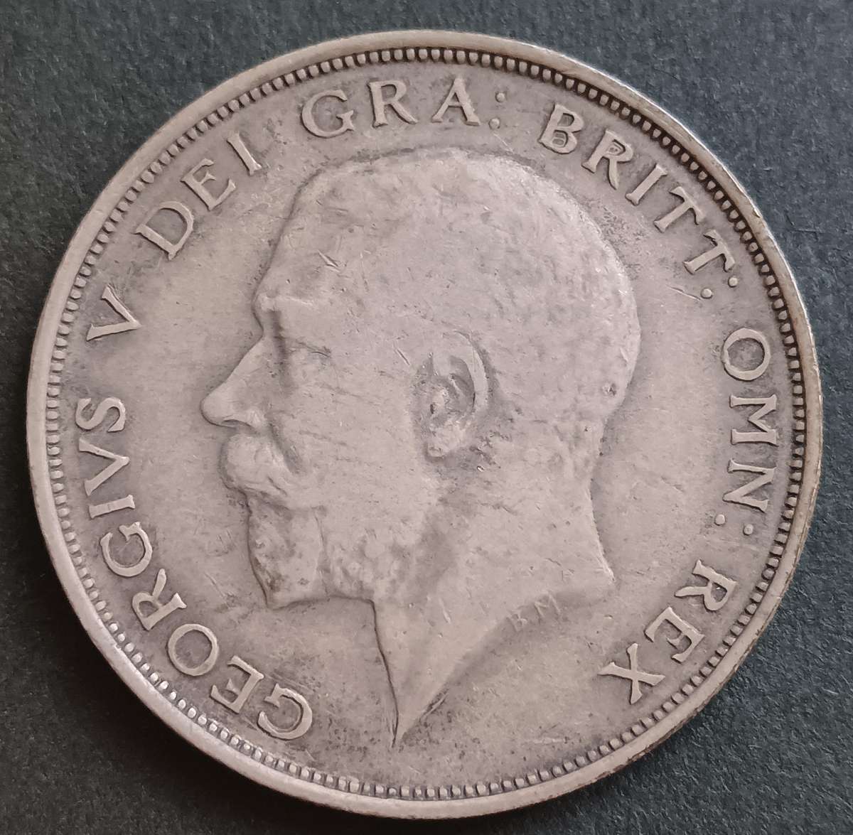 Great Britain sterling silver half crown 1911