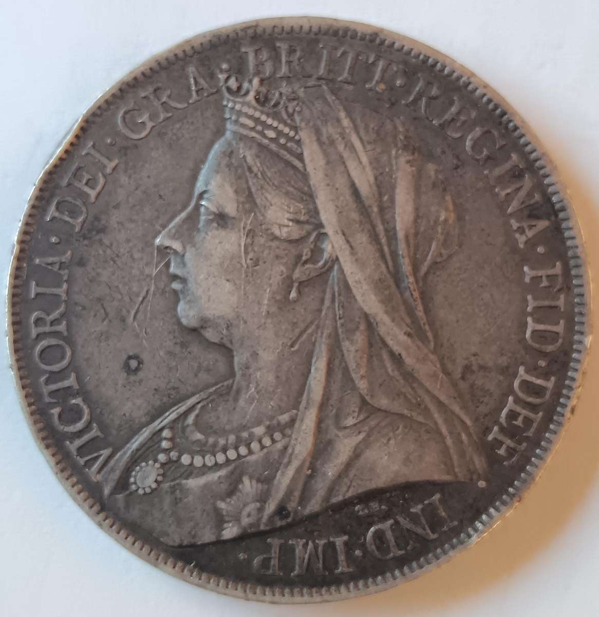 Great Britain sterling silver crown 1900 - LXIV