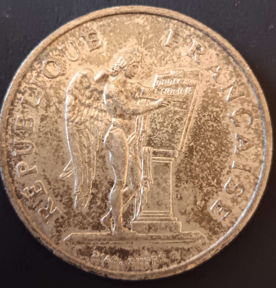 France 100 Francs 1989 silver coin