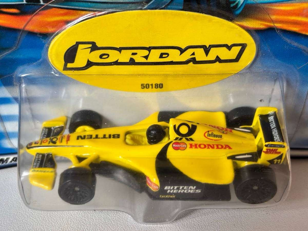 Jordan Formula 1 2001 #11 (Rare Hot Wheels unopened 1:64)