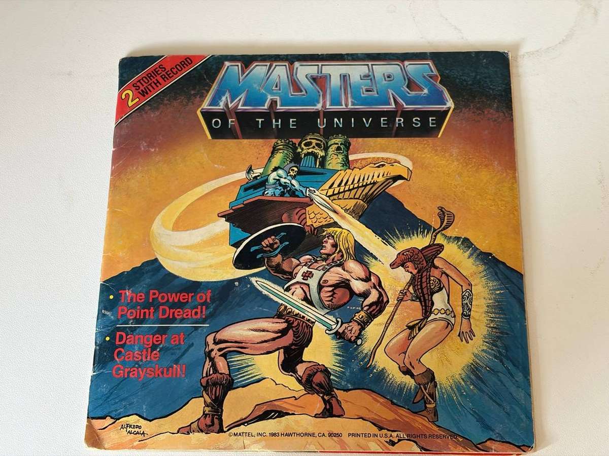 Masters of the Universe Comic Book with Record