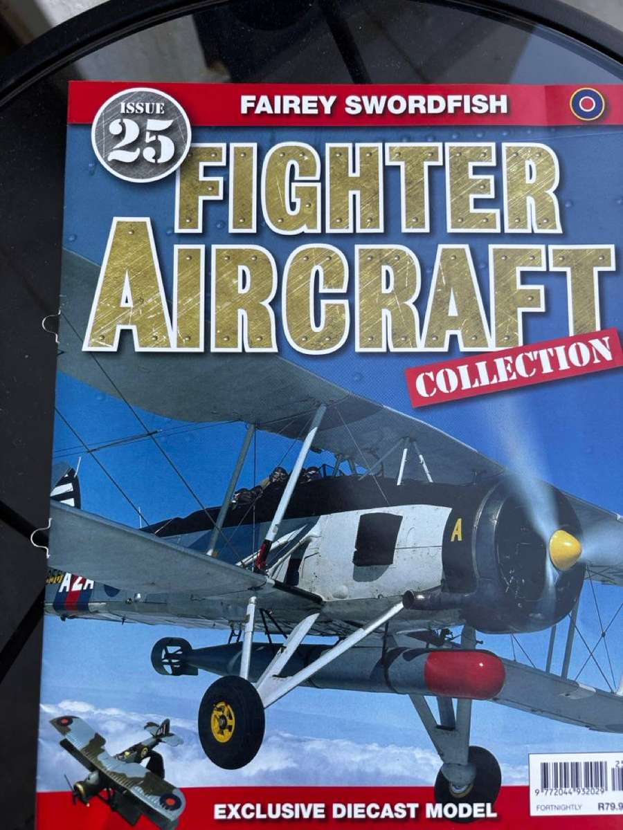 Fairey Swordfish 1940 Britain (1:72 model with mag - Fighter Aircraft Collection)