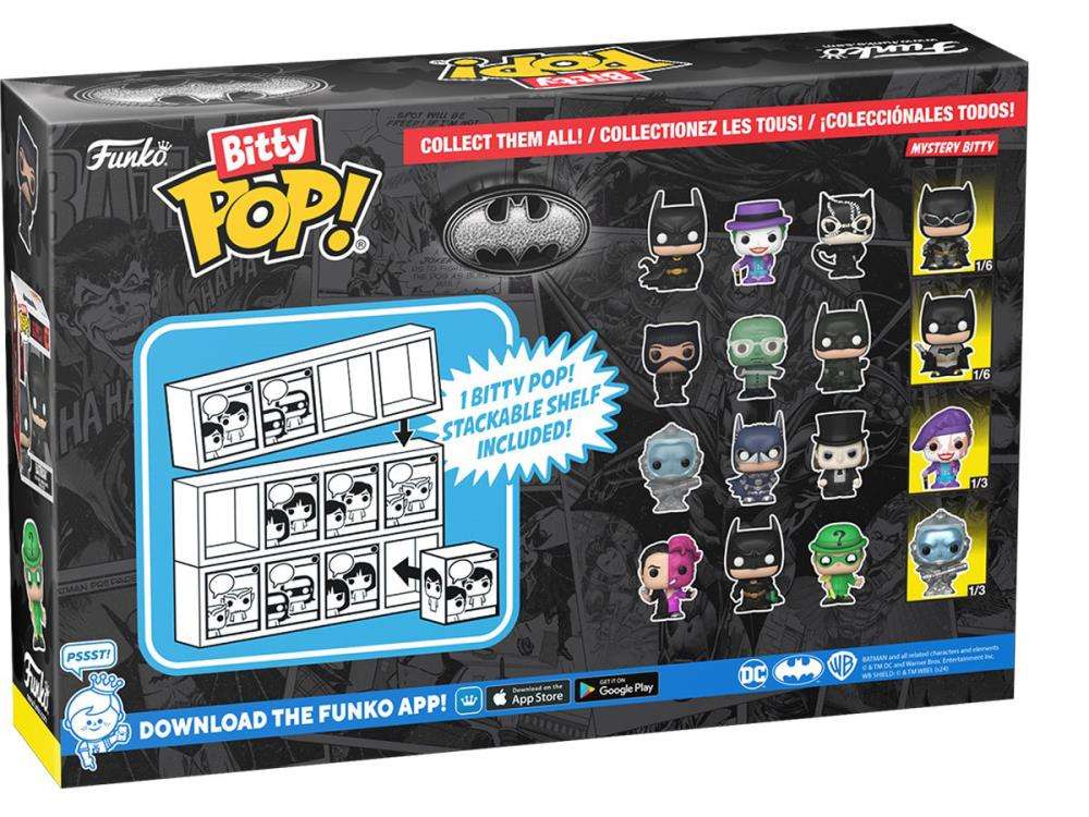 Funko BITTY! POP BATMAN 85TH FREEZE 4PK