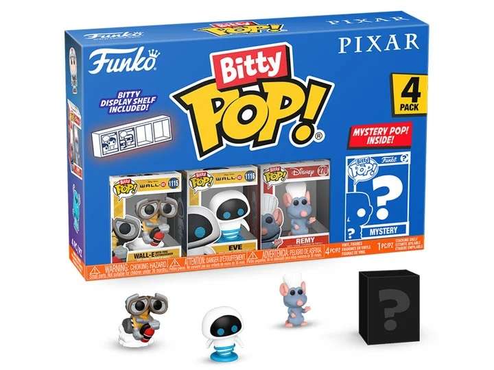 Funko Bitty Pop! Pixar (4-Pack) Series 4