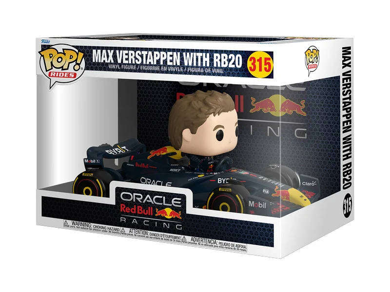 Funko POP! RIDES SUPER DELUXE RB VERSTAPPEN W RB20 FIG