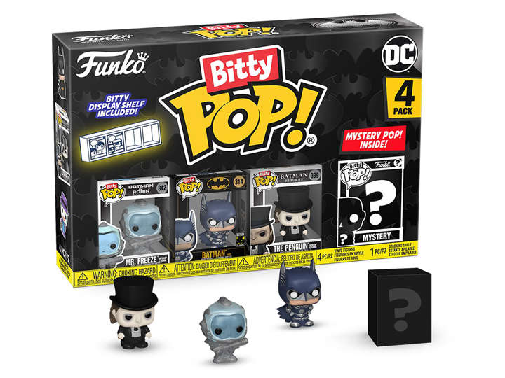 Funko BITTY! POP BATMAN 85TH FREEZE 4PK