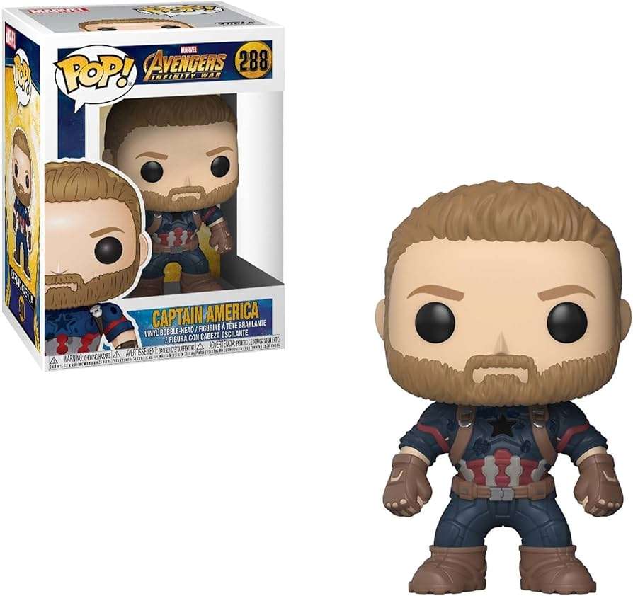 Funko! POP AVENGERS INFINITY WAR CAPTAIN AMERICA VINYL FIG