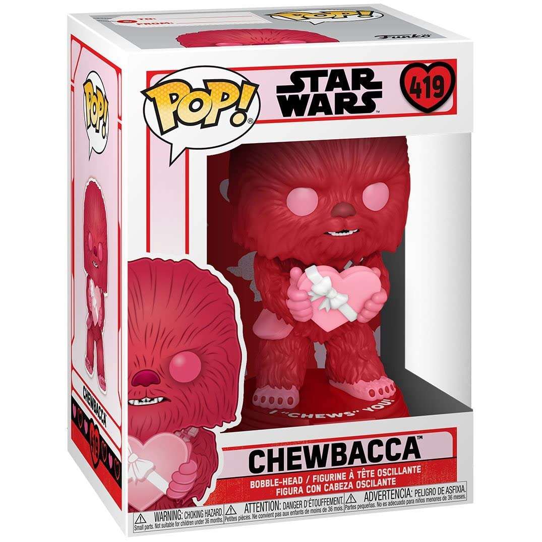 Funko POP! STAR WARS VALENTINES CUPID CHEWBACCA VIN FIG