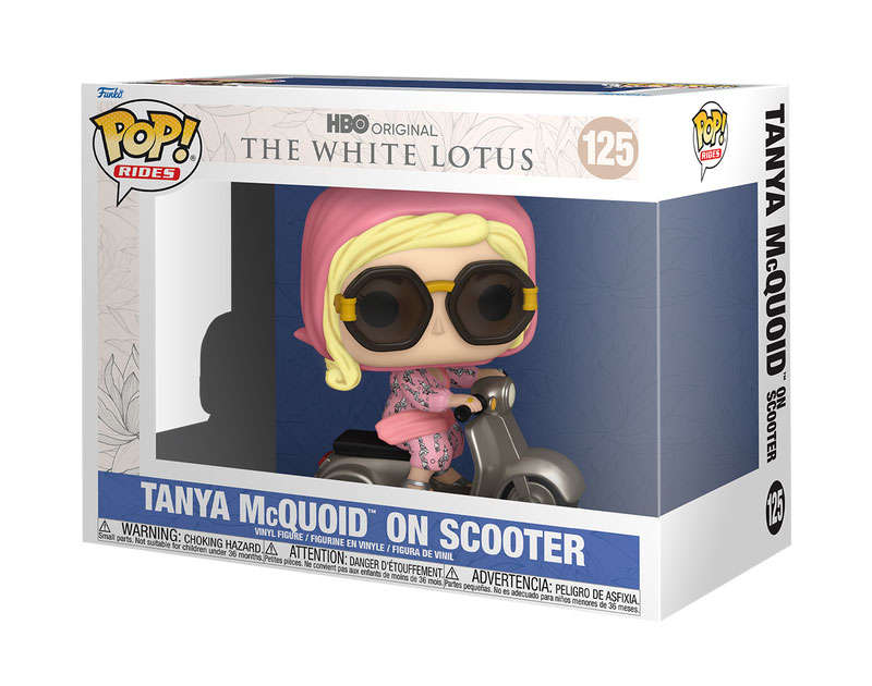 FUNKO POP! RIDES WHITE LOTUS TANYA ON SCOOTER VIN FIG