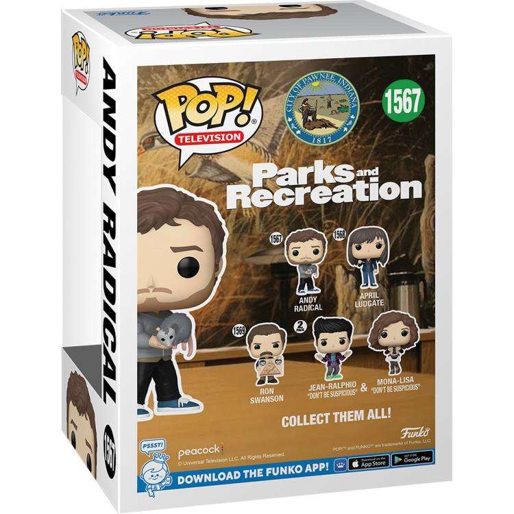Funko POP! TV PARKS&REC 15TH ANDY RADICAL VIN FIG