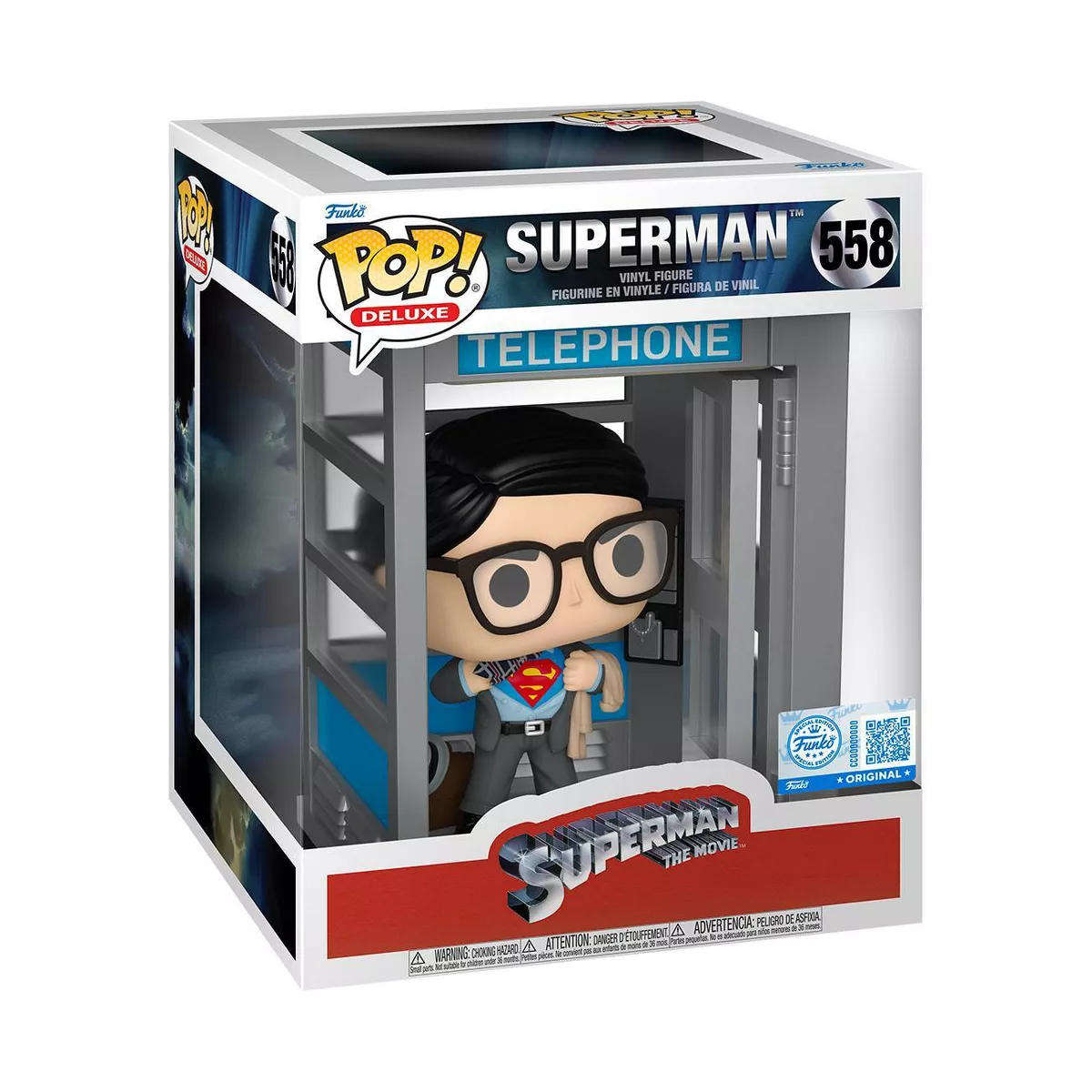 Funko POP! Deluxe: DC Comics Superman with Booth Figure