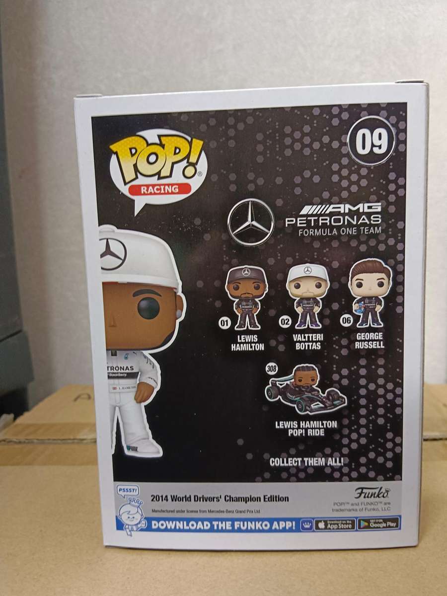 Funko POP! RACING FORMULA 1 LEWIS HAMILTON W/HELM VIN FIG