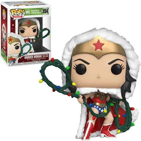 Funko POP! HEROES DC HOLIDAY WW W/ LIGHTS LASSO VIN FIG