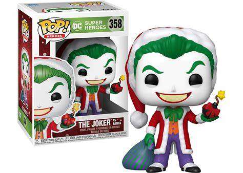 Funko! POP HEROES DC HOLIDAY SANTA JOKER VIN FIG