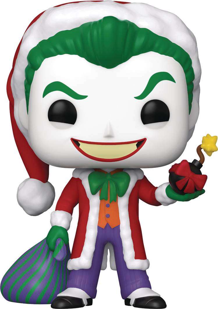 Funko! POP HEROES DC HOLIDAY SANTA JOKER VIN FIG