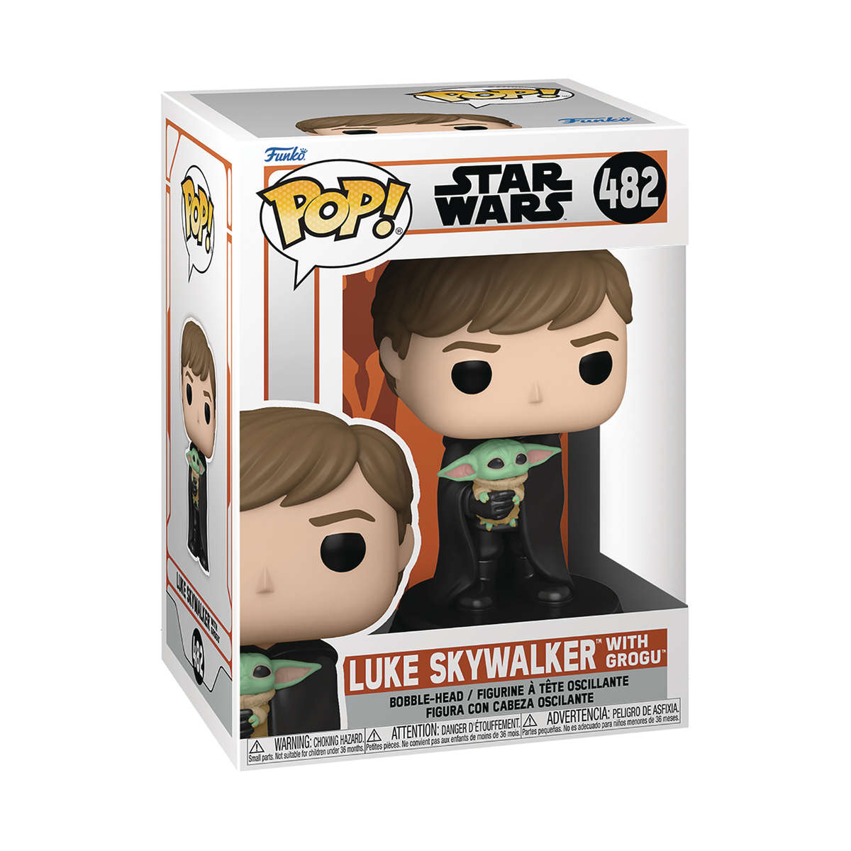 Funko! POP STAR WARS MANDALORIAN LUKE W/ CHILD VIN FIG