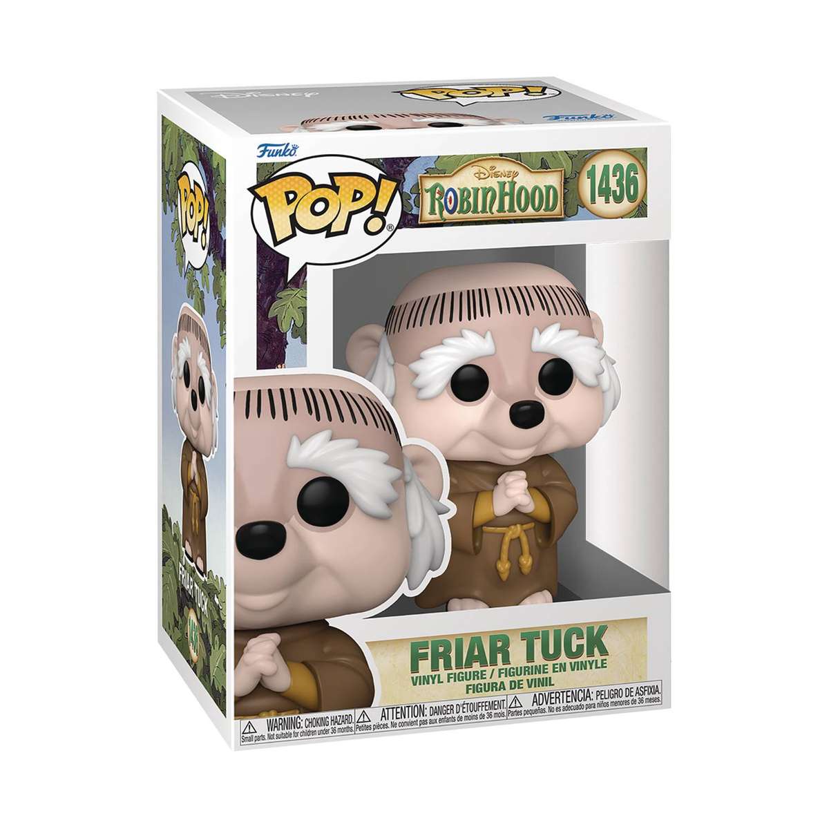 Funko! POP DISNEY ROBIN HOOD FRIAR TUCK VIN FIG