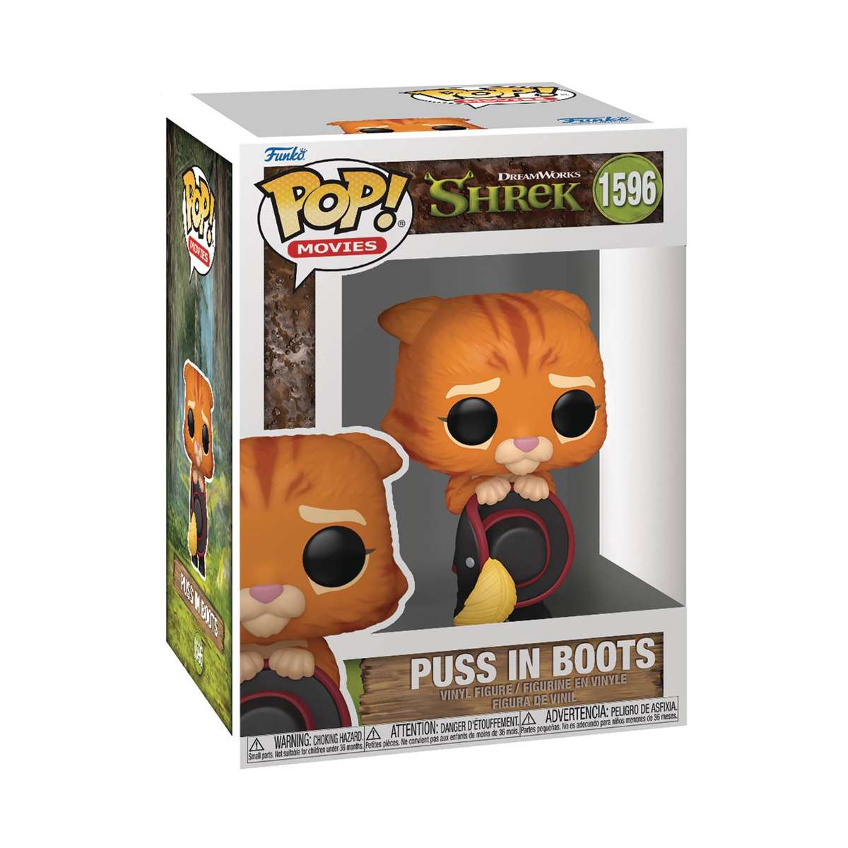 Funko! POP MOVIES SHREK DREAMWORKS 30TH PUSS IN BOOTS VIN FIG