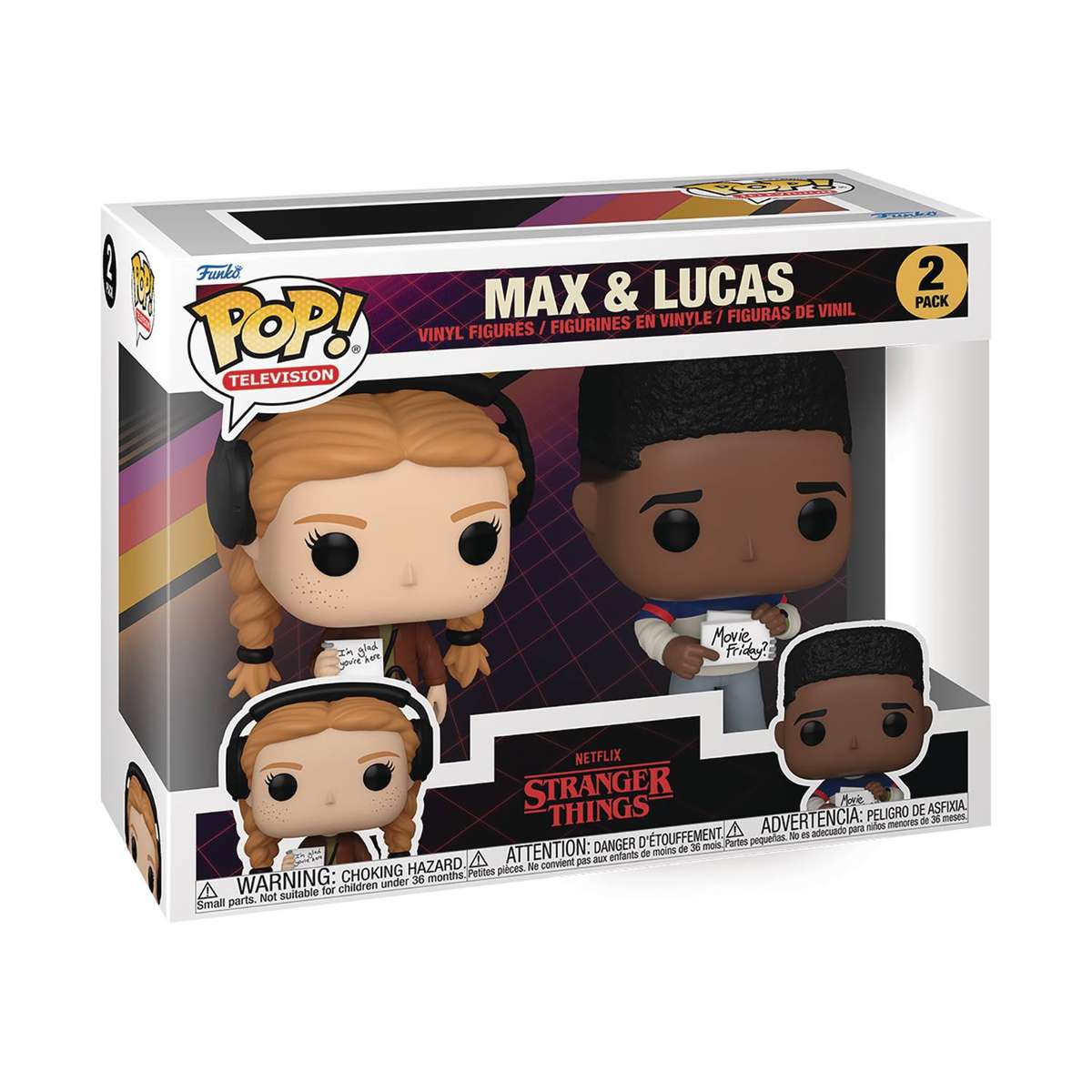 Funko POP! TV STRANGER THINGS S4 MAX AND LUCAS 2PK VIN FIG
