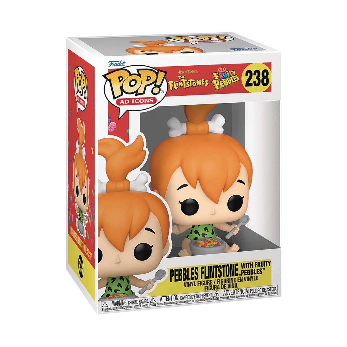 Funko POP! AD ICONS POST PEBBLES W CEREAL VIN FIG