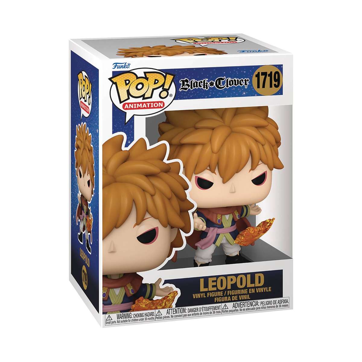 Funko POP! ANIMATION BLACK CLOVER LEOPOLD VIN FIG