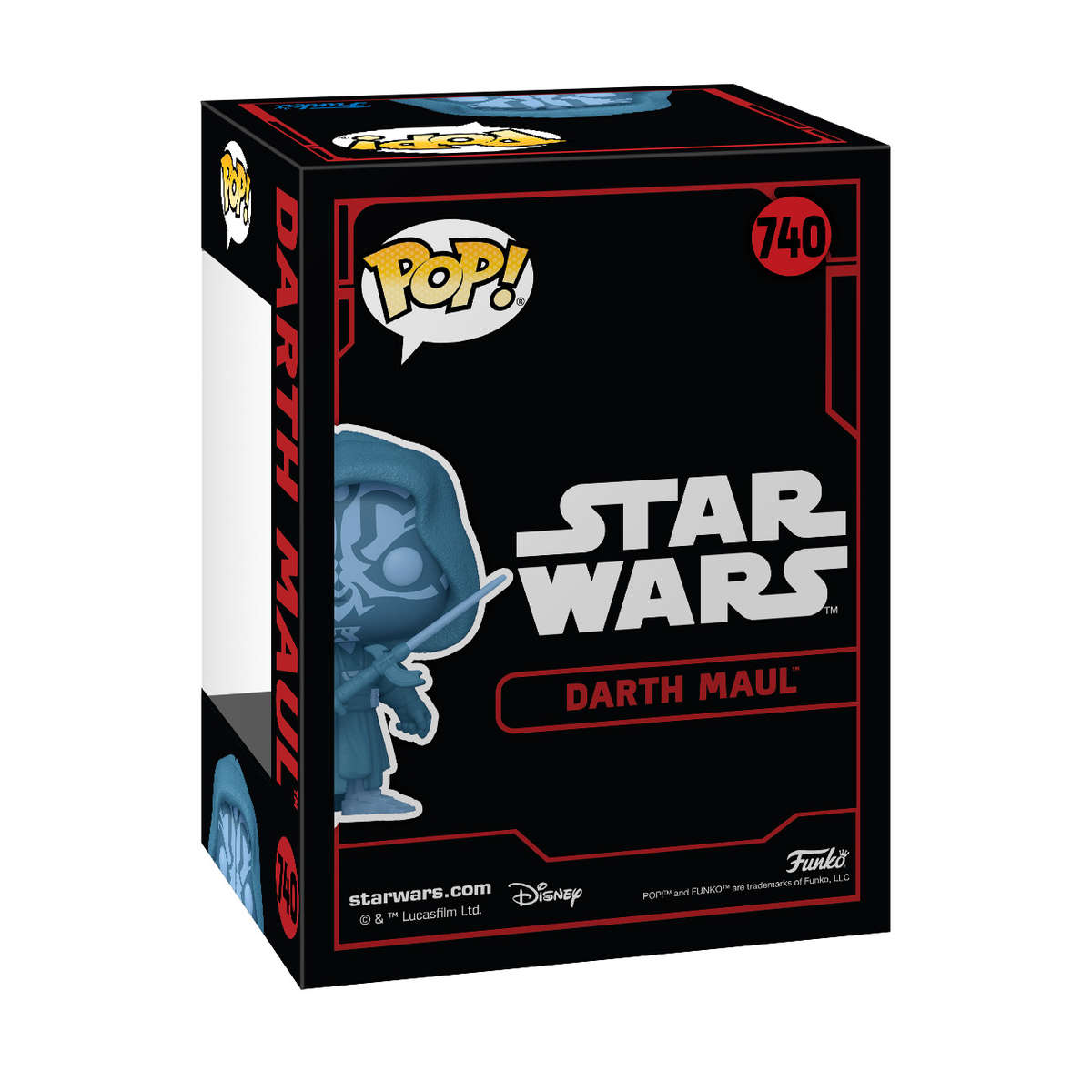 Funko POP! SPECIALTY SERIES SW DARKSIDE DARTH MAUL HOLO GW VIN FIG