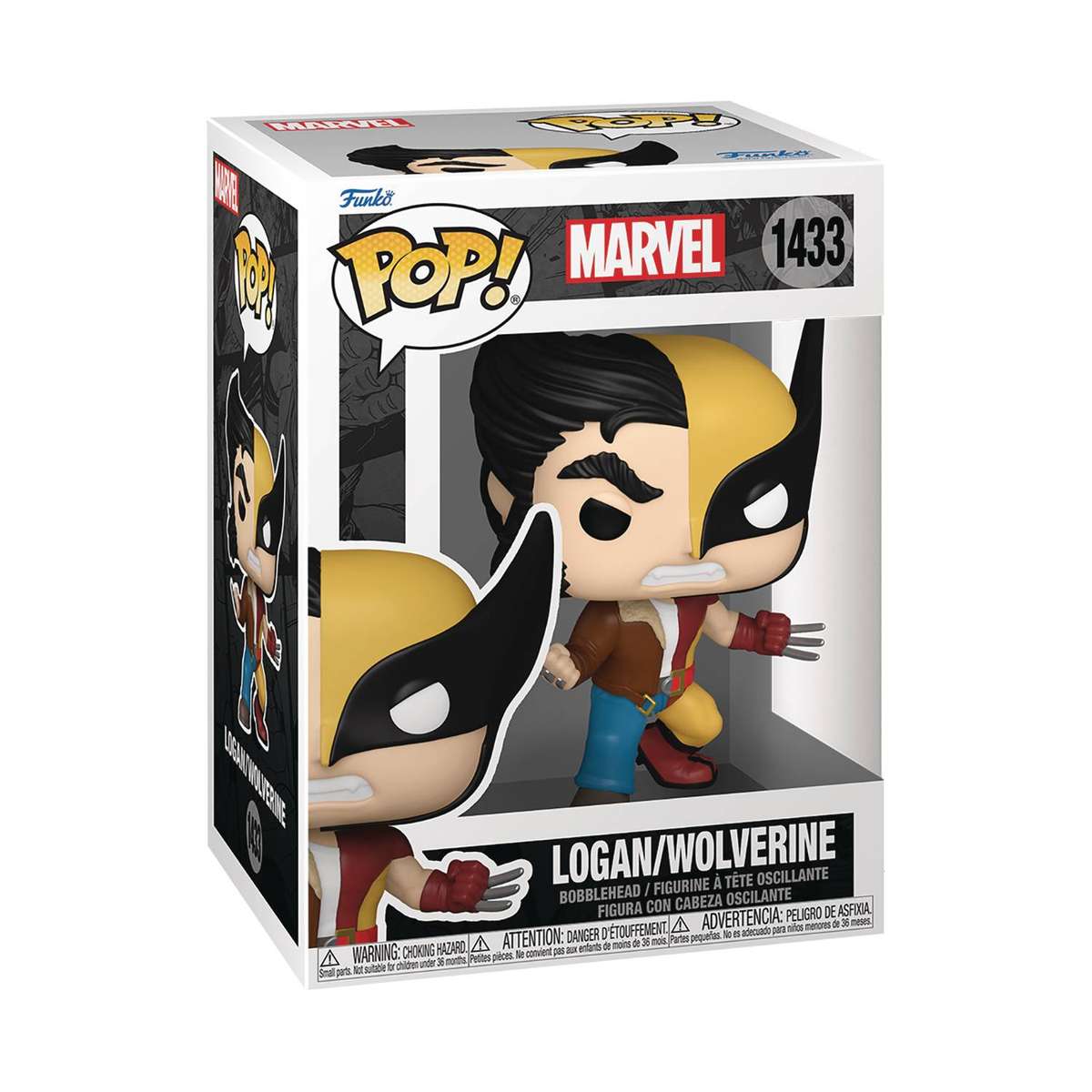 Funko POP! MARVEL SPLIT WOLVERINE/LOGAN VIN FIG