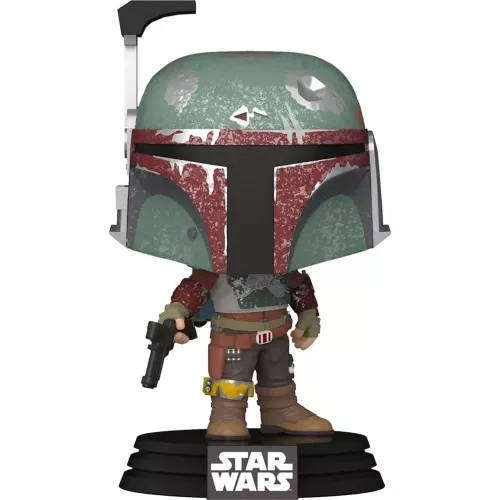 Funko POP! STAR WARS MANDALORIAN COBB VANTH VINYL FIG ( SCUFFED / DAMAGED BOX )