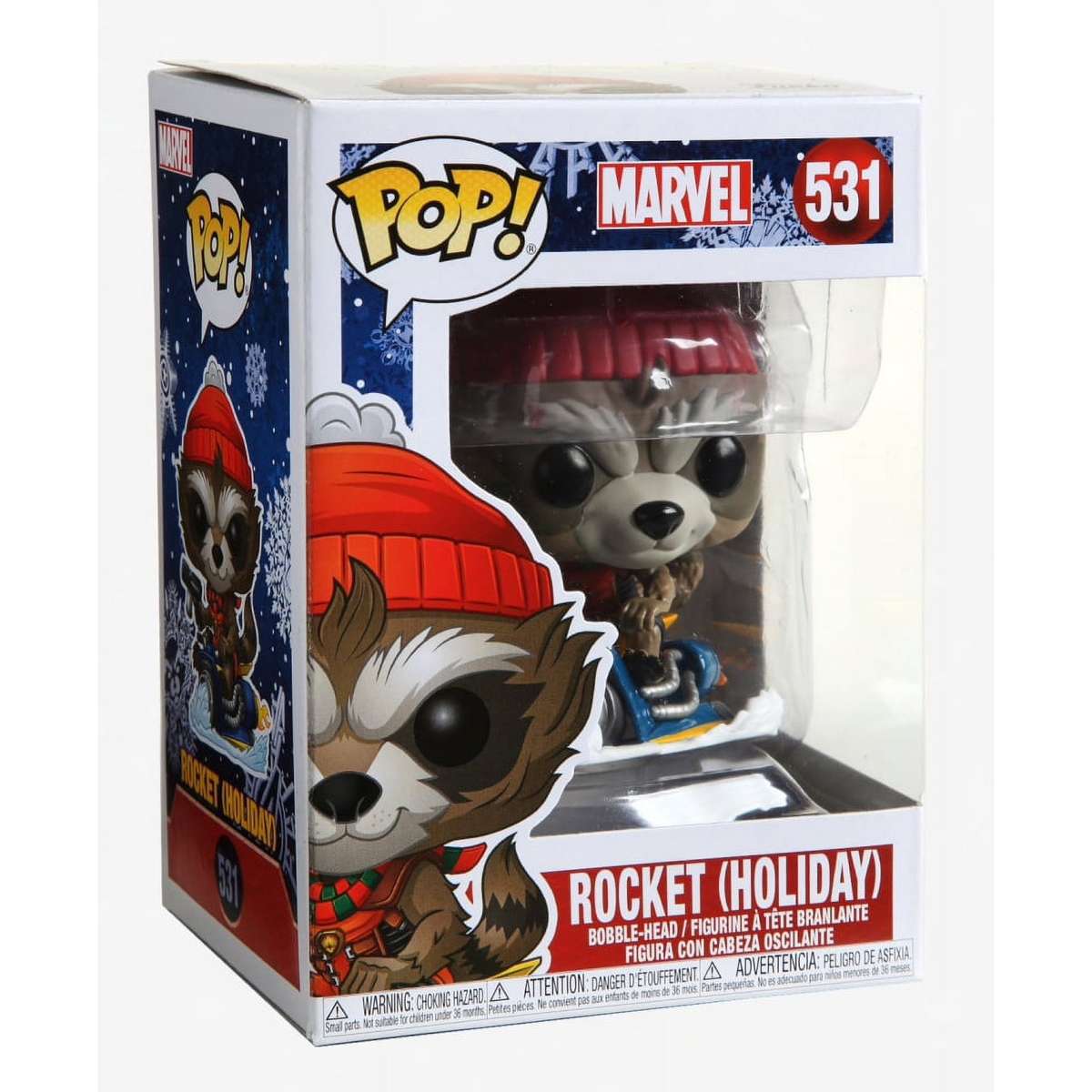 Funko POP! MARVEL HOLIDAY ROCKET VIN FIG