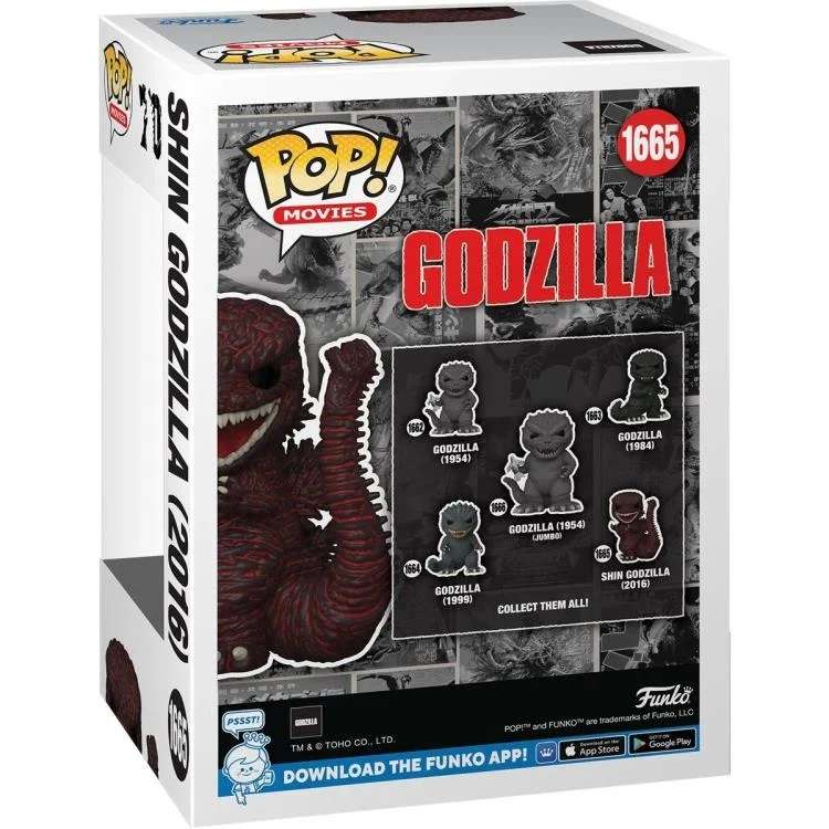 Funko POP! MOVIES GODZILLA 70TH GODZILLA 2016 VIN FIG