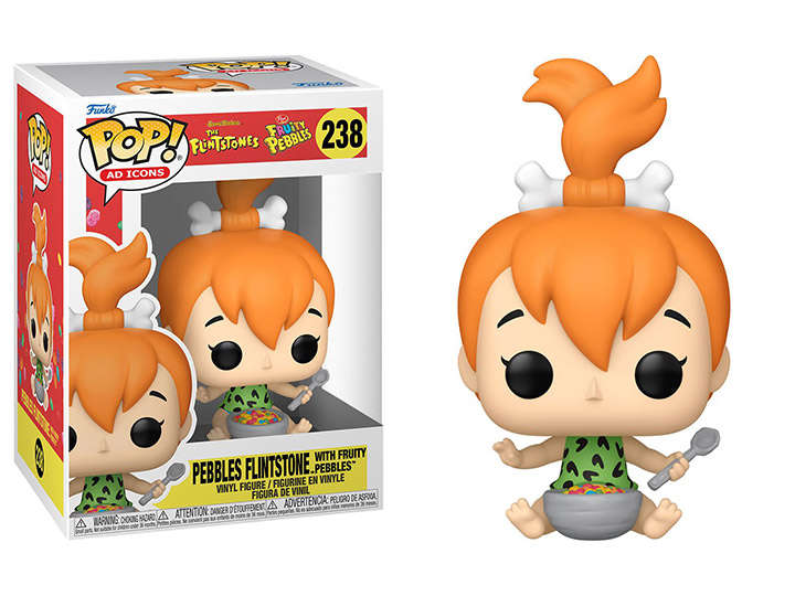 Funko POP! AD ICONS POST PEBBLES W CEREAL VIN FIG
