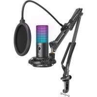 Fifine T669 Pro 3 RGB Cardioid Condenser Microphone