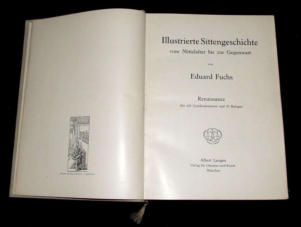 Eduard Fuchs Illustrated Moral History - See Description