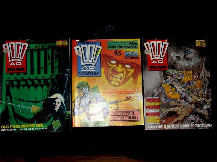 2000 ad Judge Dredd Comics