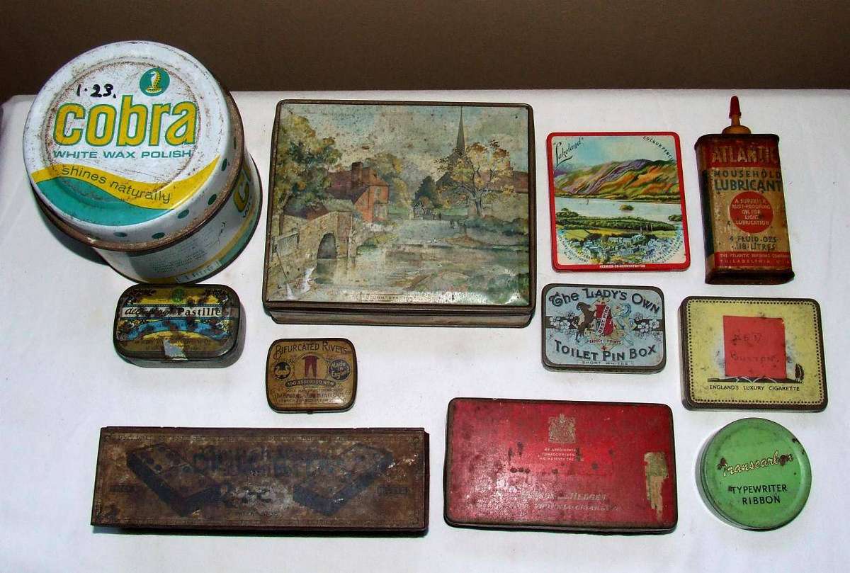 Collection of Vintage tins