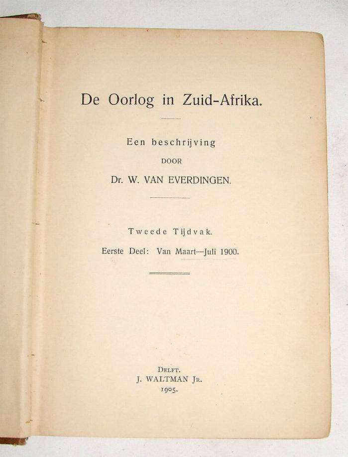 De Oorlog in Zuid-Afrika (Anglo-Boere Oorlog)