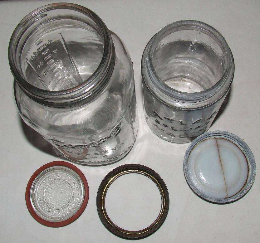 Vintage Preserve Jars - See description