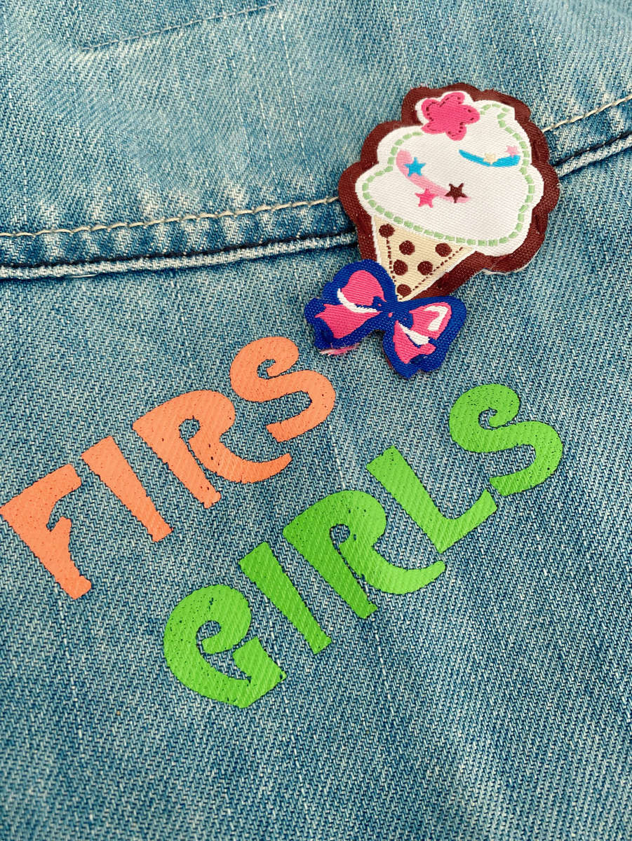 Jeans Top Ice Cream Cute Design 2-3Y