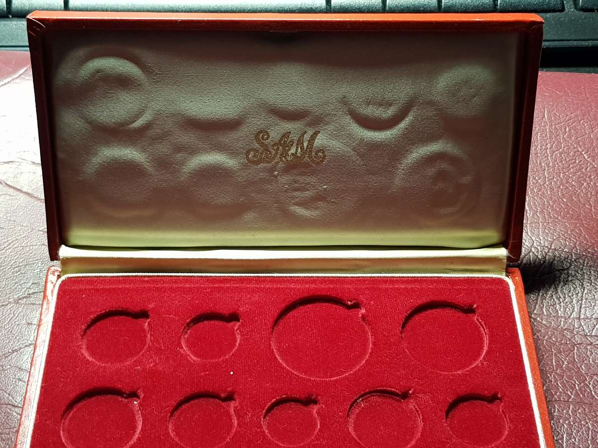 Empty 1968 SAM Long Proof Coin Box