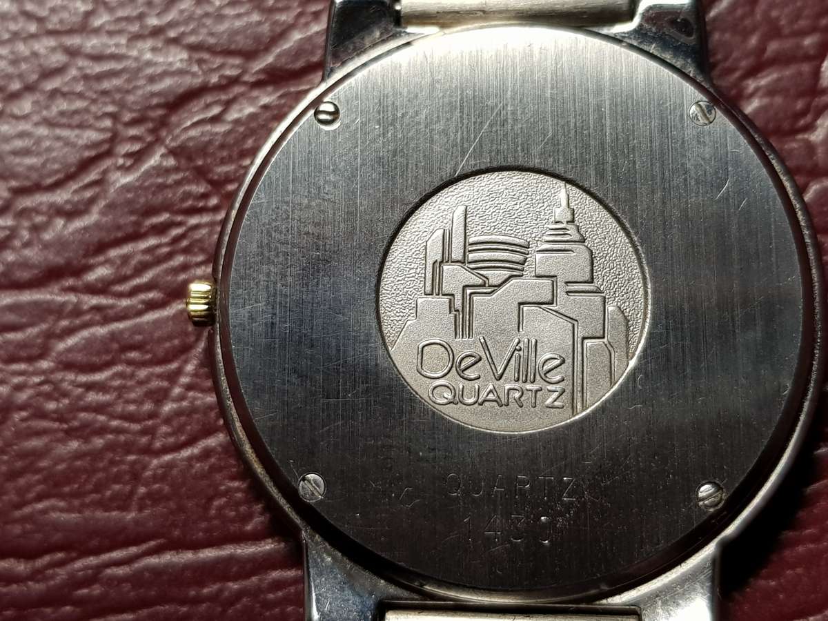OMEGA DE VILLE QUARTZ WATCH WITH NEW BATTERY IN EXCELLENT CONDITION