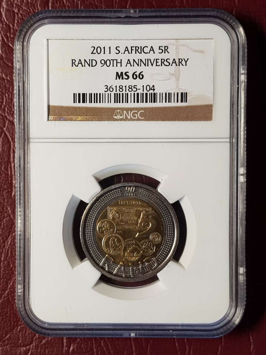 MS 66  2011 RSA R5 NGC Graded - 90th Anniversary