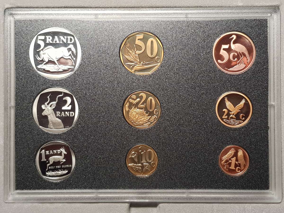 2001 RSA Proof Coin Set Capsuled In Original SAM Box