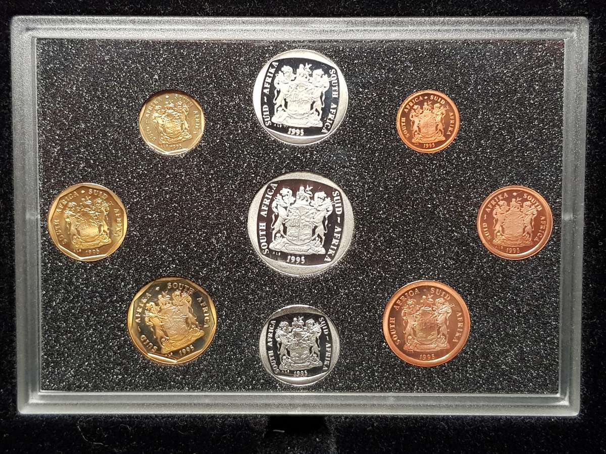 1995 RSA Proof Coin Set Capsuled In Original SAM Box