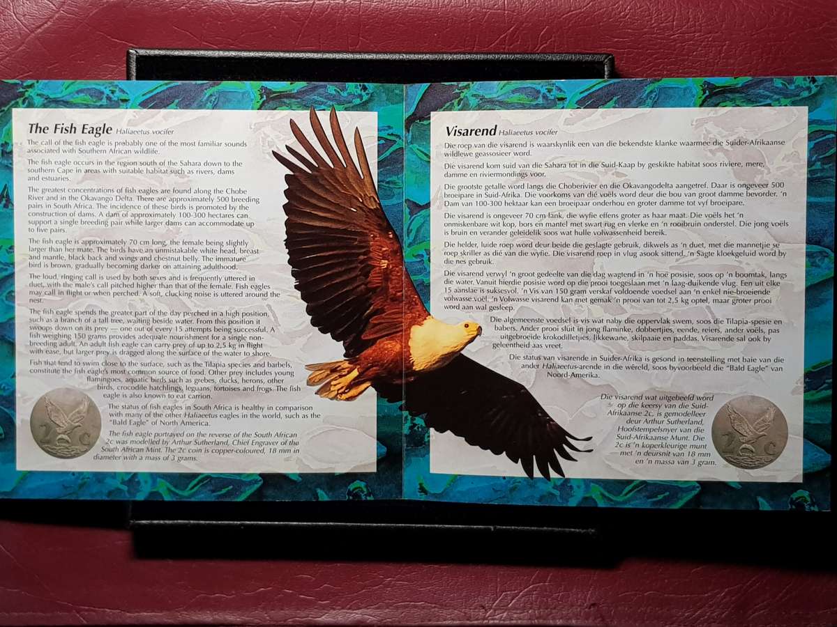 1995 RSA Proof Coin Set Capsuled In Original SAM Box