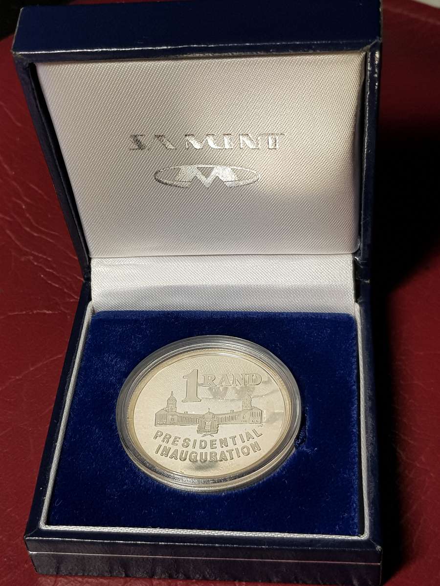 1994 RSA Sterling Silver R1 Presidential Inauguration Proof Capsuled In Original SAM Box