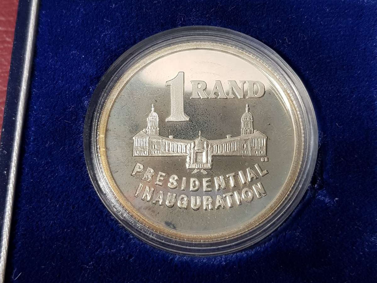 1994 RSA Sterling Silver R1 Presidential Inauguration Proof Capsuled In Original SAM Box