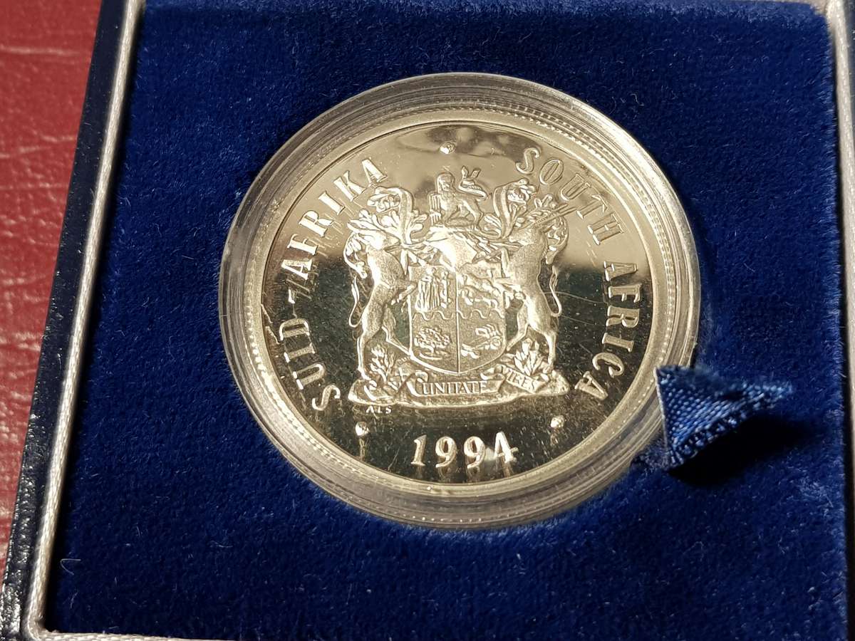 1994 RSA Sterling Silver R1 Presidential Inauguration Proof Capsuled In Original SAM Box