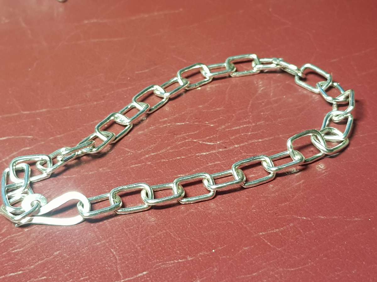 Lovely Genuine Solid Sterling Silver Bracelet in Excellent Condition - [11,8 g]